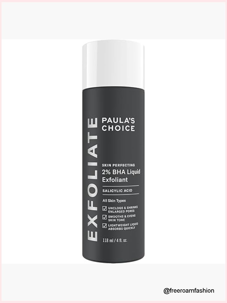 2% Bha Liquid Exfoliant - Salicylic Acid Face Polish For Pores & Wrinkles
